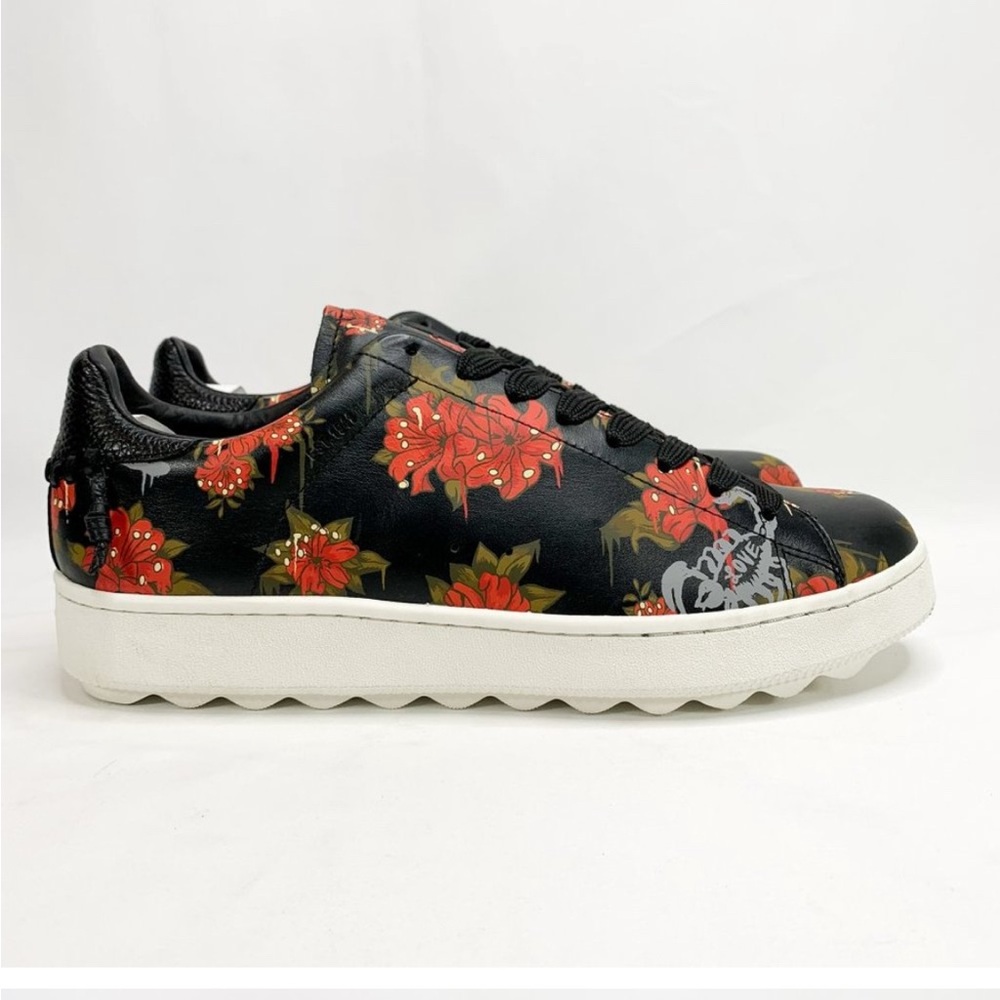 COACH X BASEMAN C101 Wild Lily Lo Top Sneaker 13 D